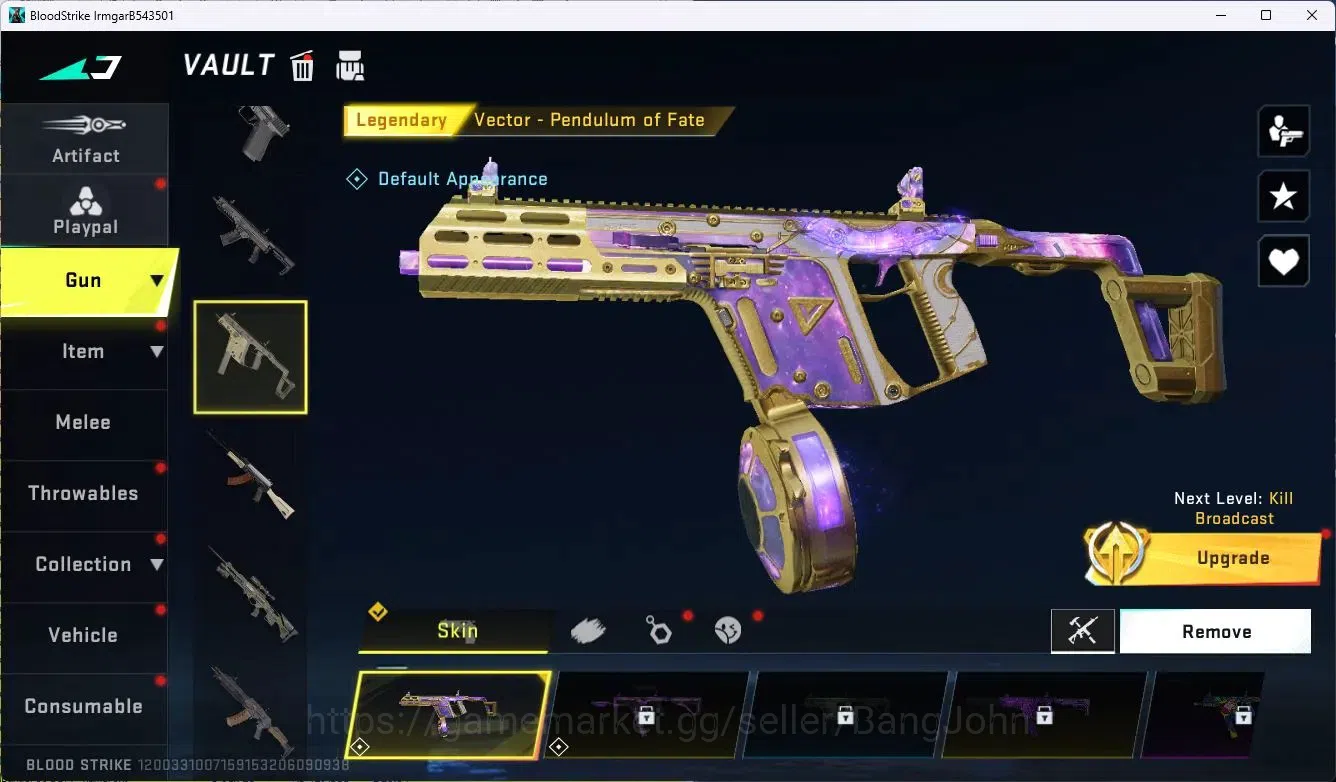 Blood Strike Accounts ASIA|Collab MCX - EVA-00|3 Legendary Gun|Collab Et image 2