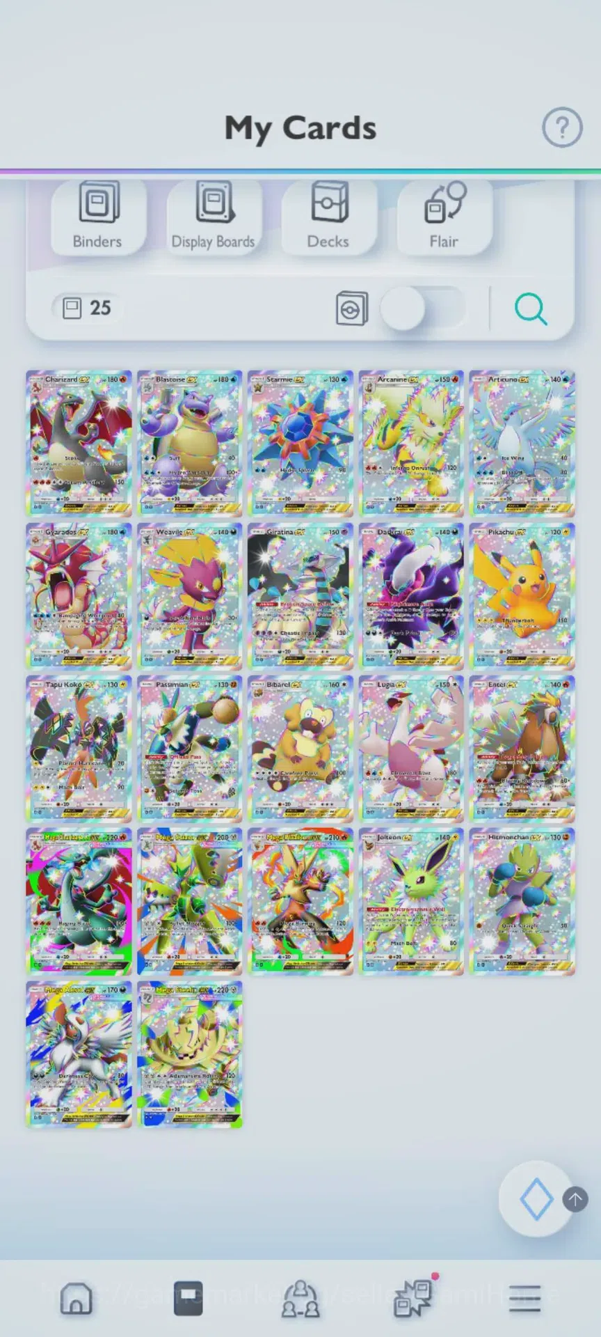 Pokémon TCG Pocket Accounts 11 crown 24 immersive | 61 *2 | 25 Shiny *2 | 295  image 8