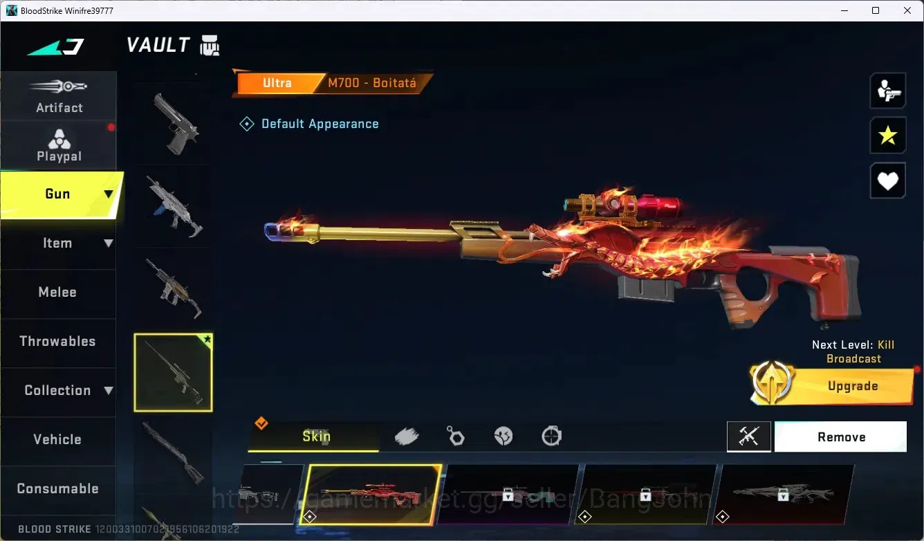 Blood Strike Accounts ASIA | 2 7DS GUN: Kar98k,QBZ95 | 1 ULTRA GUN | 1 C image 4