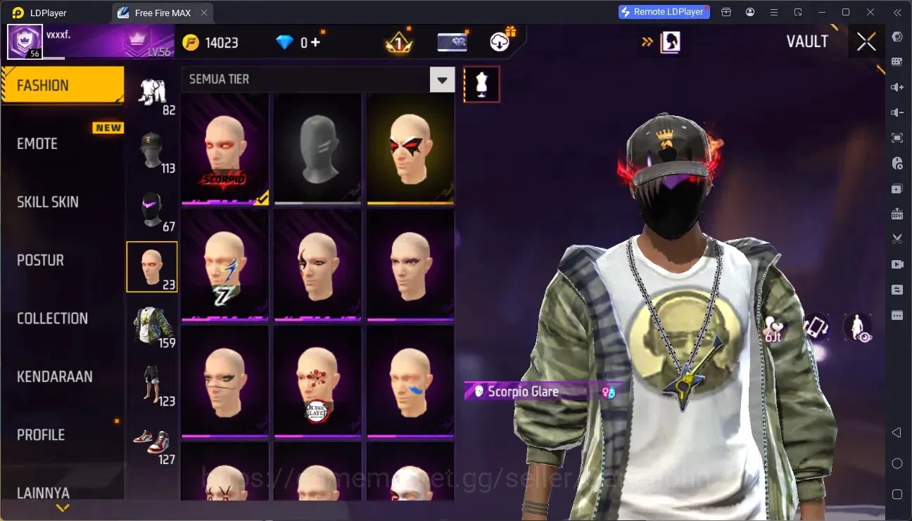 Free Fire Accounts Indonesia |M1887- Emerald Power, Mamba Gnaw, Bunny image 10