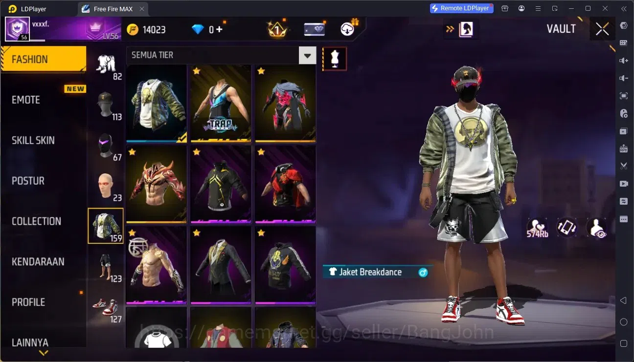 Free Fire Accounts Indonesia |M1887- Emerald Power, Mamba Gnaw, Bunny image 11