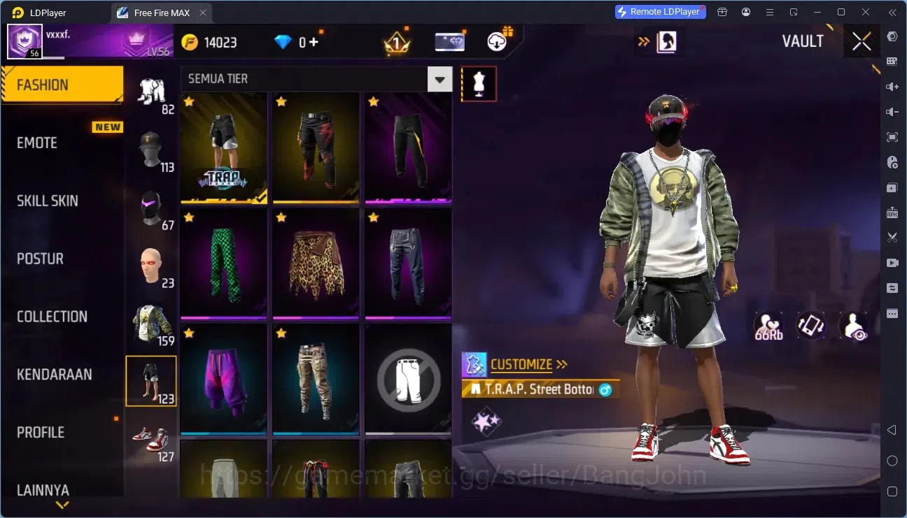 Free Fire Accounts Indonesia |M1887- Emerald Power, Mamba Gnaw, Bunny image 12