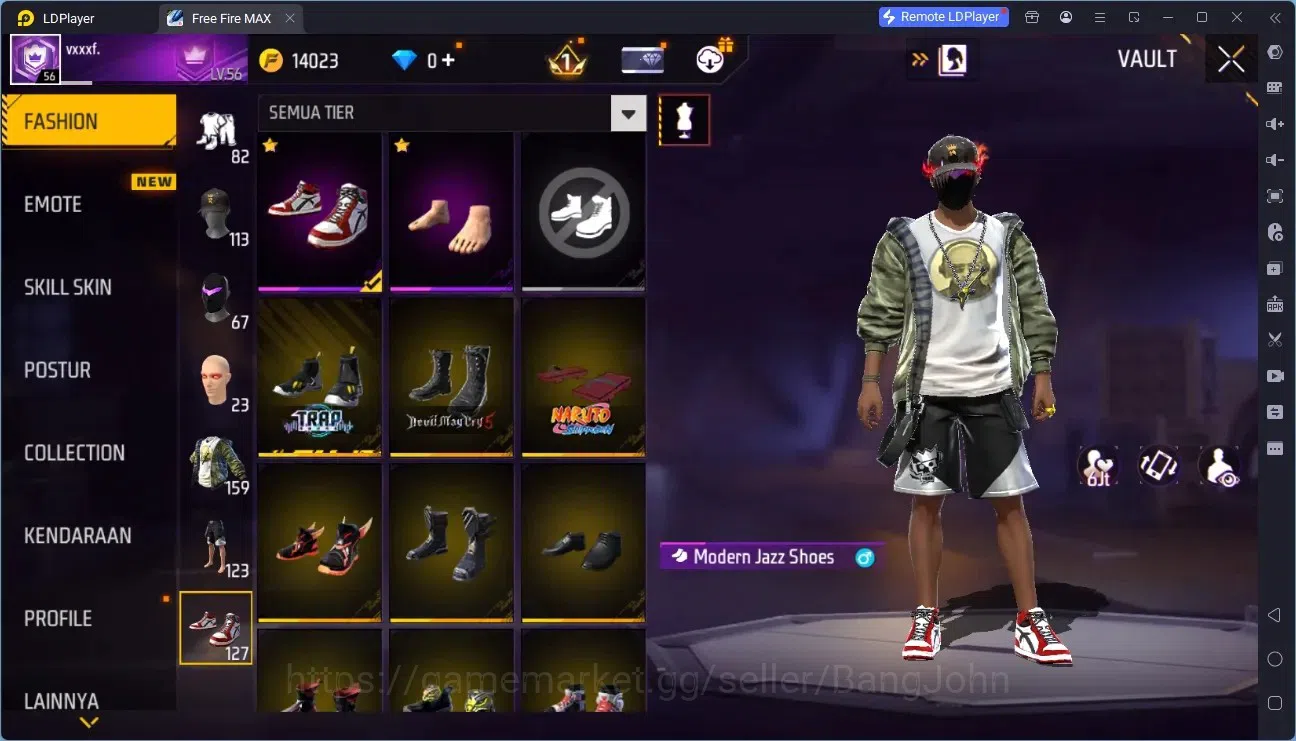 Free Fire Accounts Indonesia |M1887- Emerald Power, Mamba Gnaw, Bunny image 13