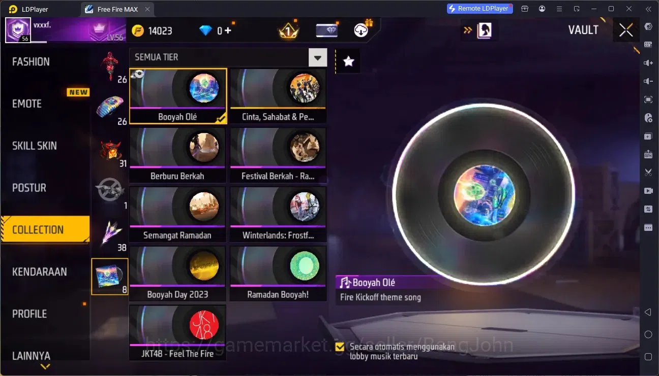 Free Fire Accounts Indonesia |M1887- Emerald Power, Mamba Gnaw, Bunny image 18