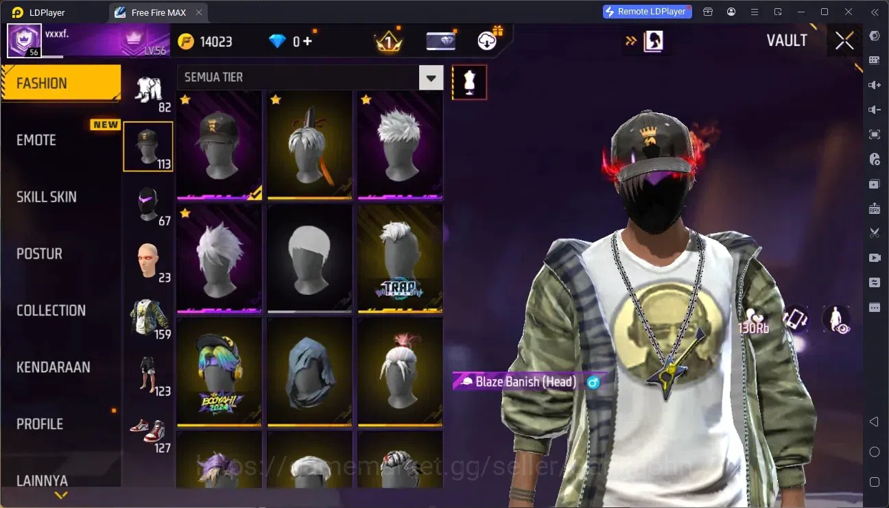 Free Fire Accounts Indonesia |M1887- Emerald Power, Mamba Gnaw, Bunny image 8