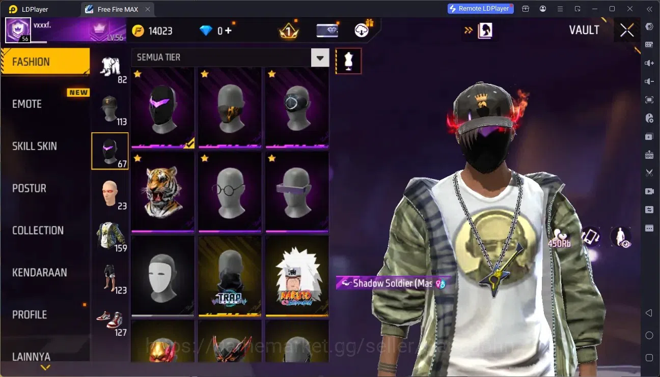 Free Fire Accounts Indonesia |M1887- Emerald Power, Mamba Gnaw, Bunny image 9