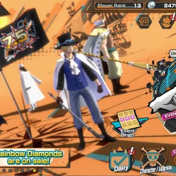 One Piece Bounty Rush Accounts High-End Android| EX 6|4 Max|PR 13|Divine Departune Shanks,Great Pirate Edward Newgate,FE