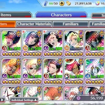 Bleach: Brave Souls Accounts Starter GLOBAL|10K Orbs|Fresh Story|11th GrimJow,DreamT Ichigo,MagicSoc Gisele,TYBW24