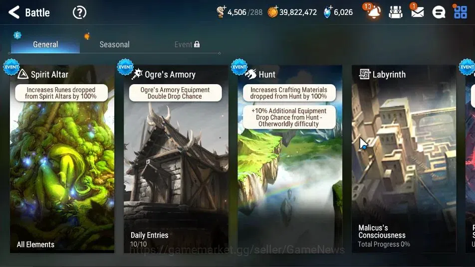 Epic Seven Accounts Mid-Tier GLOBAL Unverif|11 ML(Salome,WOTM Tenebria,NM Luna,Etc)+EAb Fumyr,TA Coli,Saria,Rinak,Etc|Poh 12
