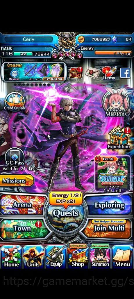 Grand Summoners Accounts Global|Rank 116|20 Ascend+15 TW|[Emiya,Fen,Sizhu,D image 1