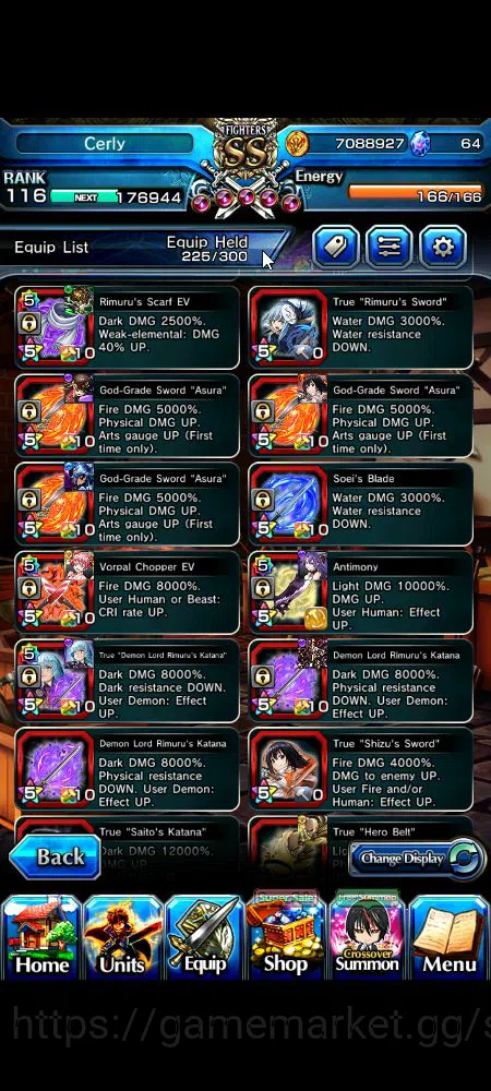 Grand Summoners Accounts Global|Rank 116|20 Ascend+15 TW|[Emiya,Fen,Sizhu,D image 12