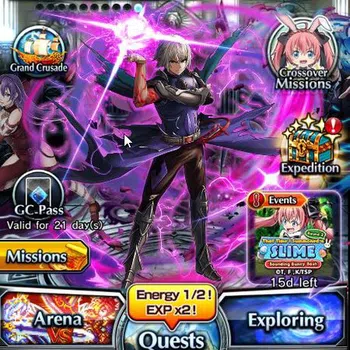 Grand Summoners Accounts End-Game Global|Rank 116|20 Ascend+15 TW|[Emiya,Fen,Sizhu,DL Rimuru,Etc]+TW,S