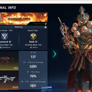 Blood Strike Accounts Collab Skin ASIA|Eternal Gun:D.Eagle-Scorpius|Eternal Striker:Volt-Mantra|4 Collab Gun [7DS]|1 Limited