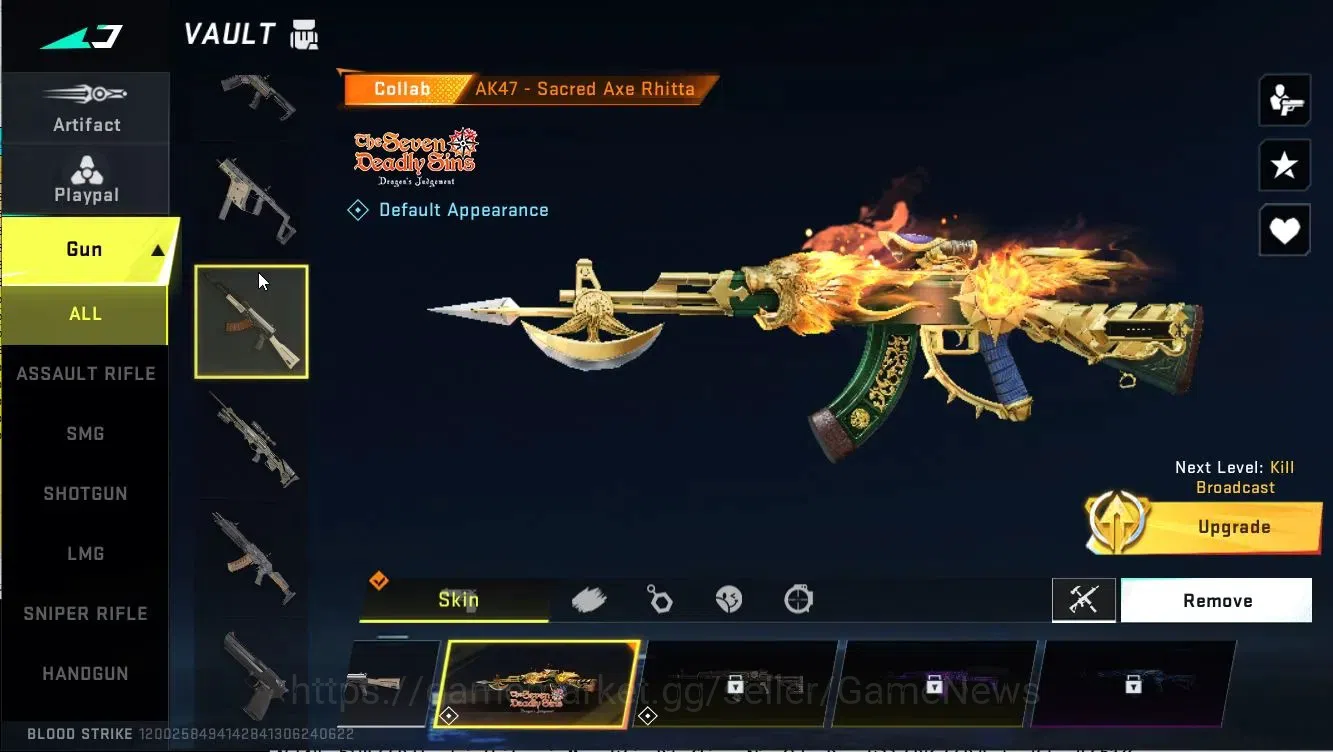 Blood Strike Accounts ASIA|ETERNAL DEagle Lv2|Collab TOKREV[Takemichi,et image 14