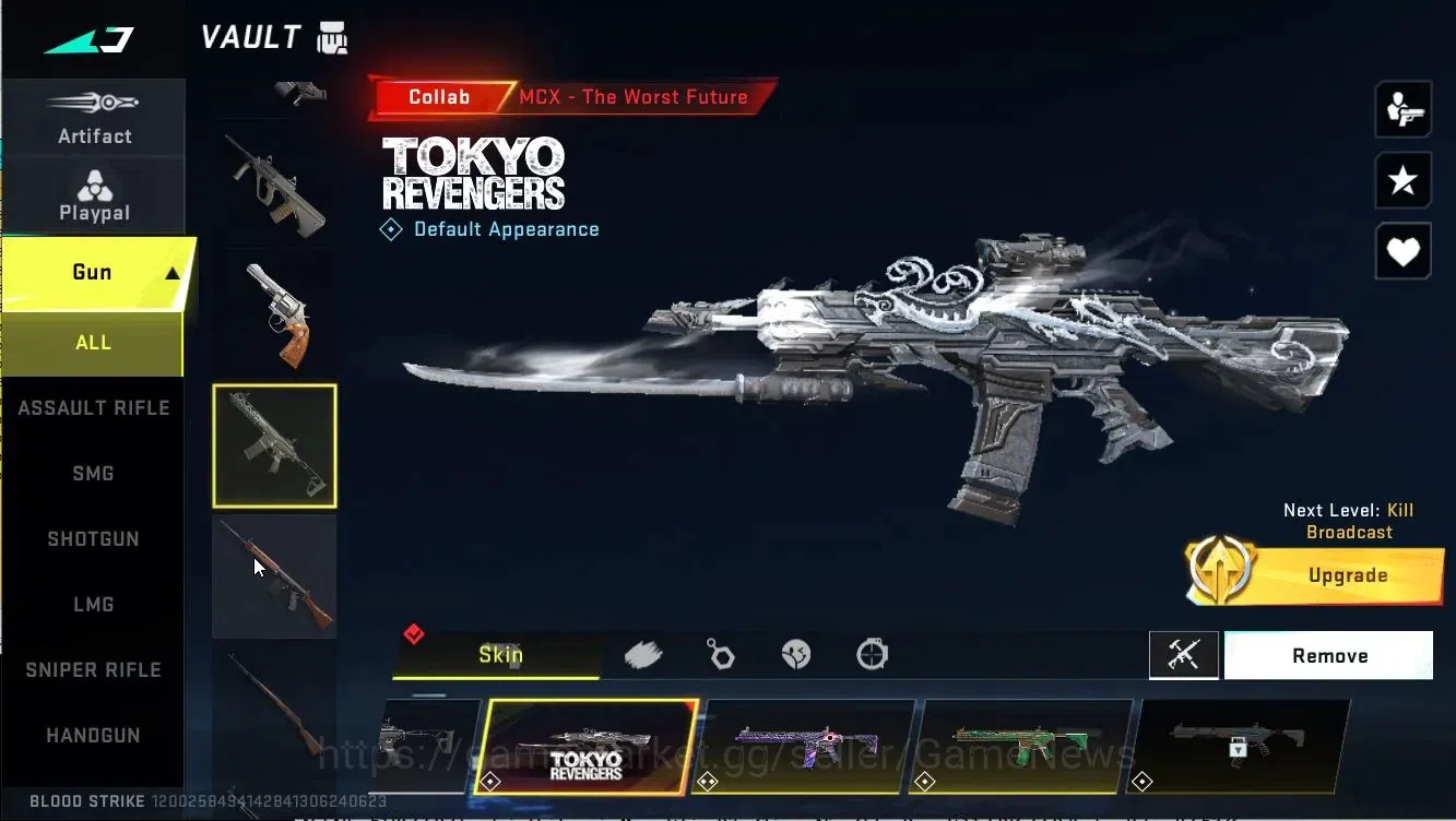 Blood Strike Accounts ASIA|ETERNAL DEagle Lv2|Collab TOKREV[Takemichi,et image 20