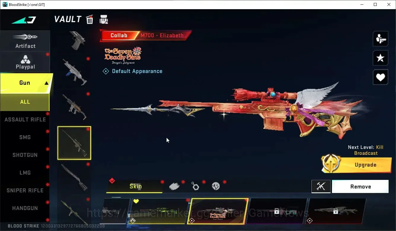 Blood Strike Accounts ASIA|Collab 7DS[M700-Elizabeth,AK47,Karl98,QBZ95], image 12