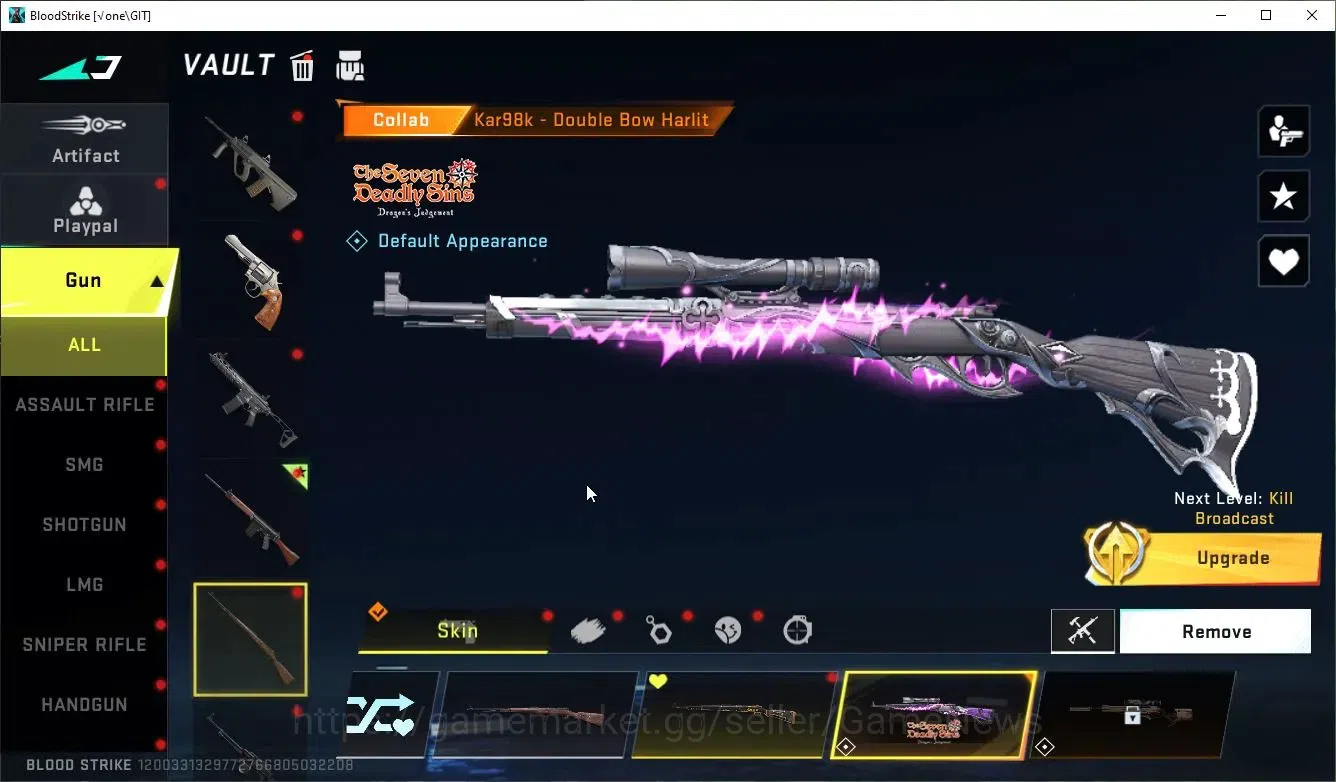 Blood Strike Accounts ASIA|Collab 7DS[M700-Elizabeth,AK47,Karl98,QBZ95], image 13