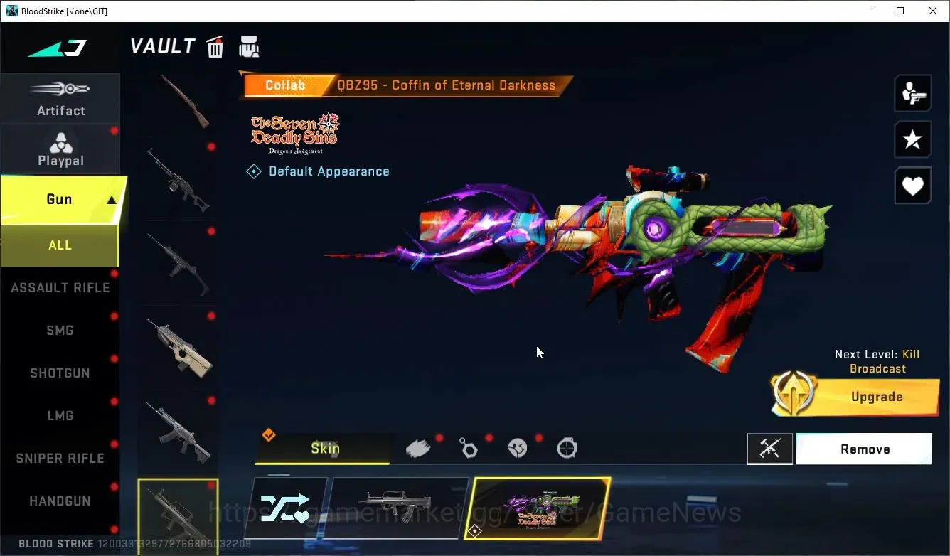 Blood Strike Accounts ASIA|Collab 7DS[M700-Elizabeth,AK47,Karl98,QBZ95], image 14