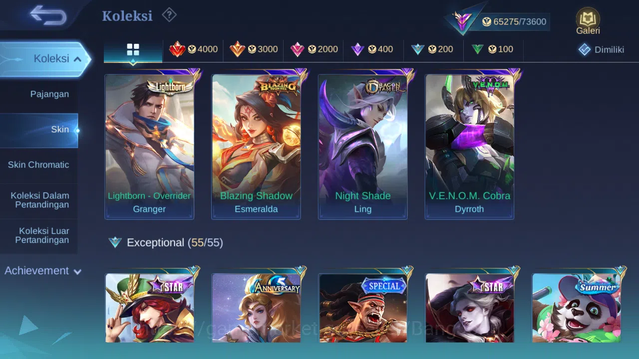 Mobile Legends: Bang Bang Accounts Hero 130 Skin 268 | Legend Franco | Stunt Chou | L image 10