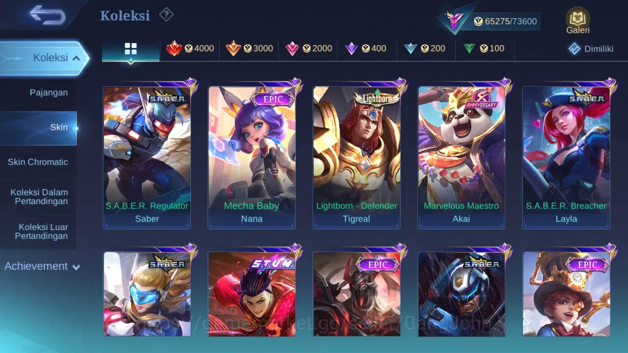 Mobile Legends: Bang Bang Accounts Hero 130 Skin 268 | Legend Franco | Stunt Chou | L image 5