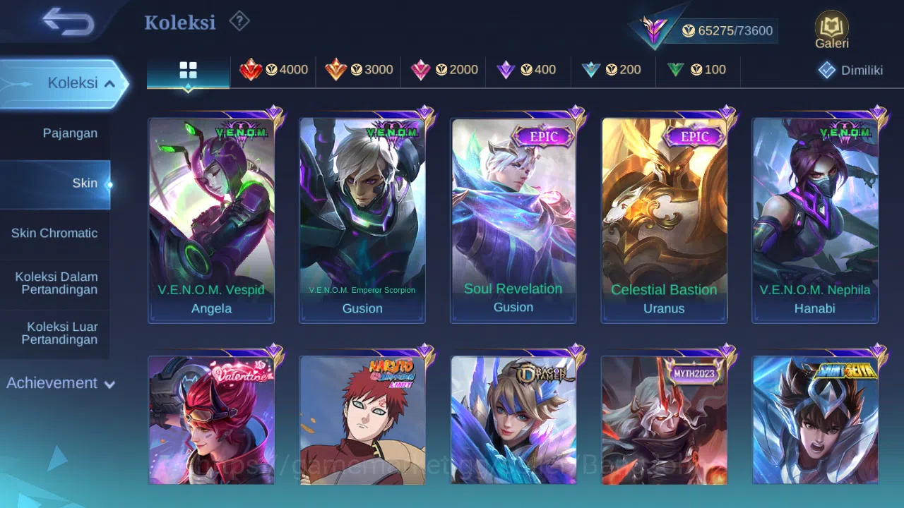 Mobile Legends: Bang Bang Accounts Hero 130 Skin 268 | Legend Franco | Stunt Chou | L image 8