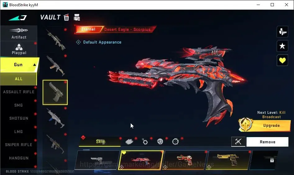 Blood Strike Accounts ASIA|ETERNAL DEagle|ULTRA Melee Dual Blades|16 ULT image 19
