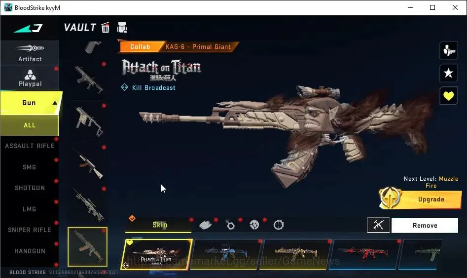 Blood Strike Accounts ASIA|ETERNAL DEagle|ULTRA Melee Dual Blades|16 ULT image 20