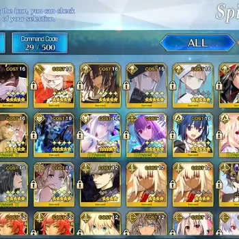 Fate-Grand Order Accounts NA Lv 132|19 SSR|6 Max Skill|RGO Supp|Koyan Light,Skadi Ruler,Oberon,Ciel,Arcueid,Morgan,Beast