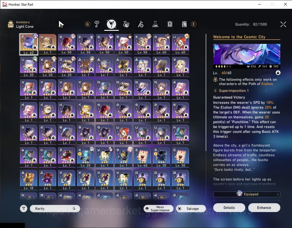 Honkai Star Rail Accounts Asia|TL 48|1,2k SJ|8 Limited|SW LV.999+Sign,Chiper image 8