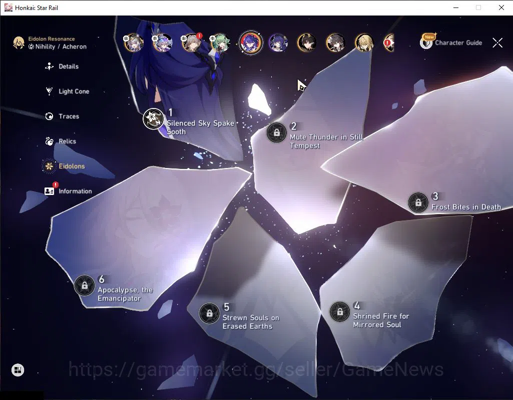 Honkai Star Rail Accounts Asia|TL 48|1,2k SJ|8 Limited|SW LV.999+Sign,Chiper image 9