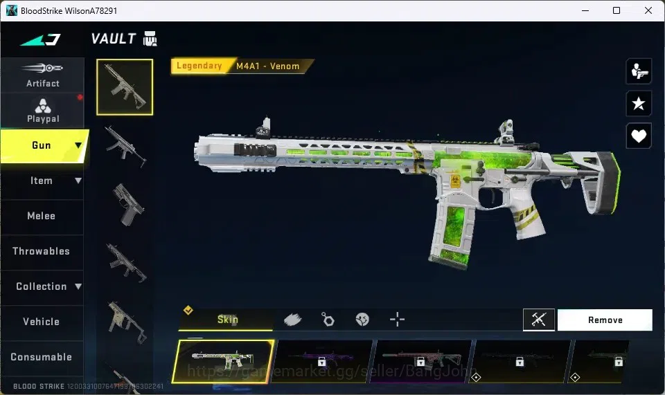 Blood Strike Accounts ASIA | 1 ULTRA MELEE: Lightblade-Dark Force | 2 LE image 2