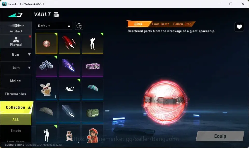Blood Strike Accounts ASIA | 1 ULTRA MELEE: Lightblade-Dark Force | 2 LE image 5