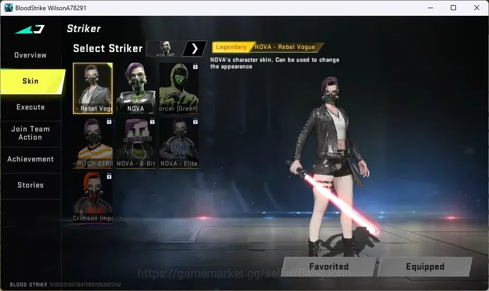 Blood Strike Accounts ASIA | 1 ULTRA MELEE: Lightblade-Dark Force | 2 LE image 6