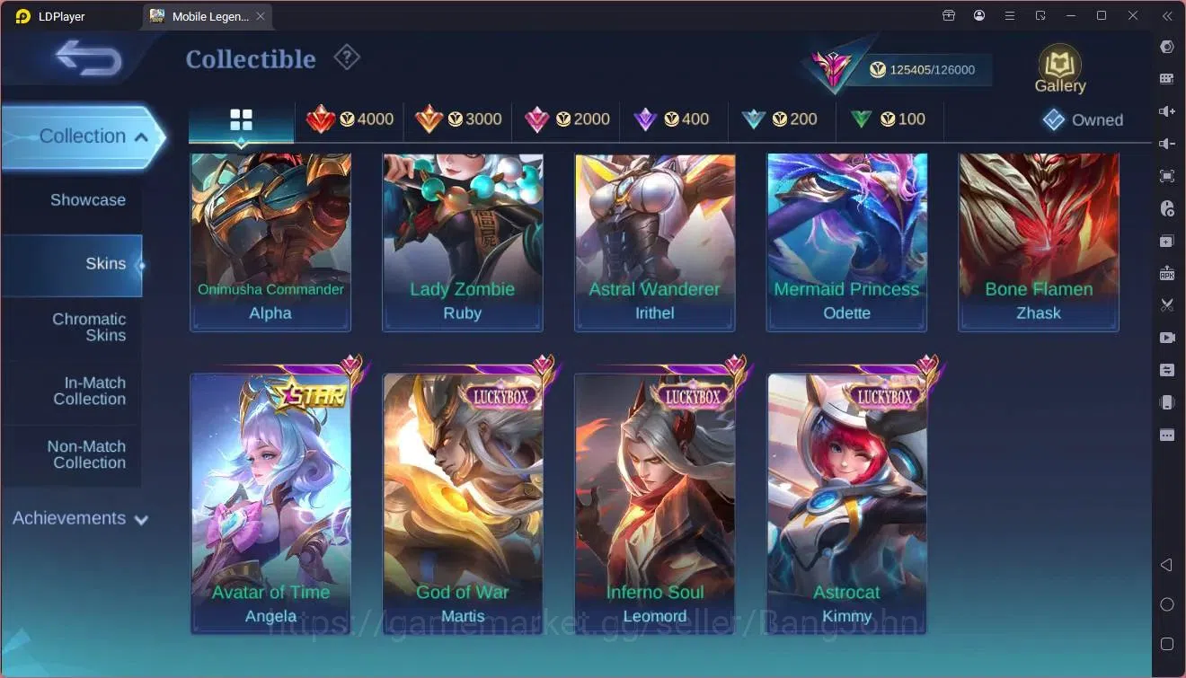 Mobile Legends: Bang Bang Accounts Global|Hero 132|Skin 380|Exalted|Legend Freya,Sabe image 12