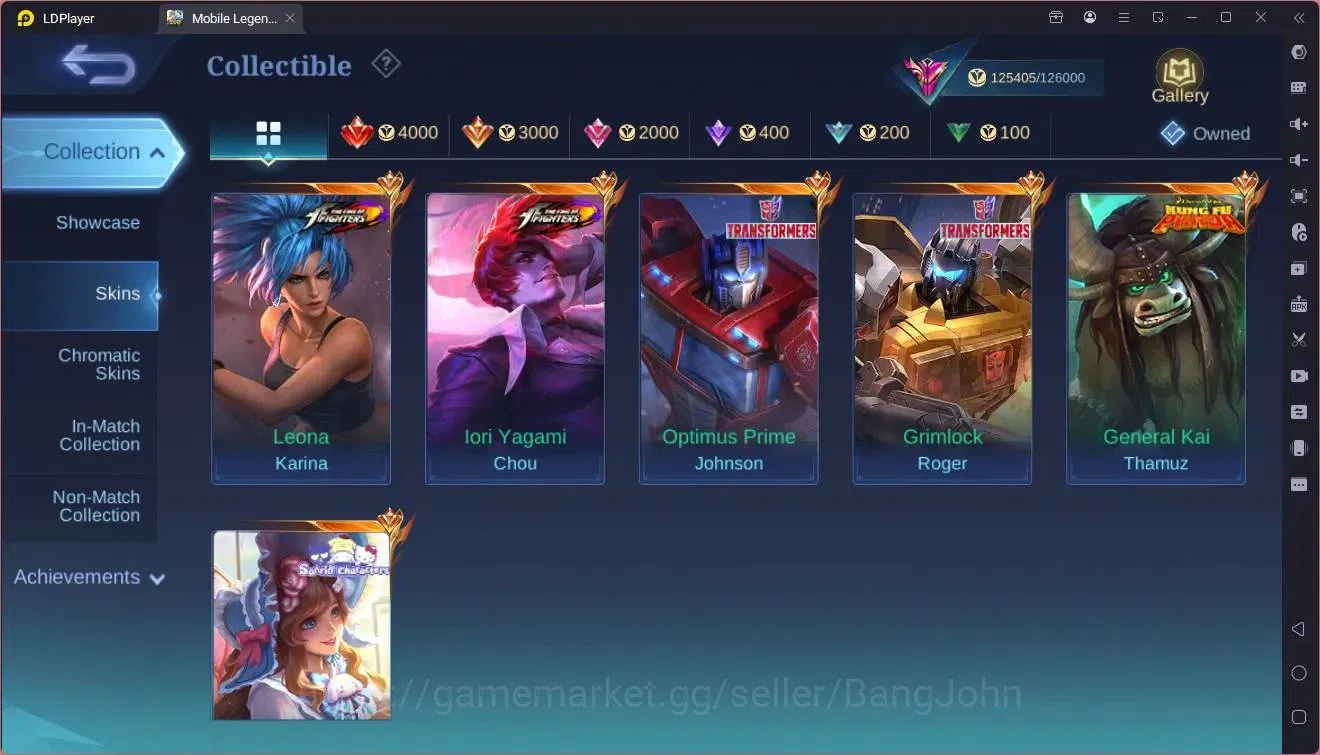 Mobile Legends: Bang Bang Accounts Global|Hero 132|Skin 380|Exalted|Legend Freya,Sabe image 15