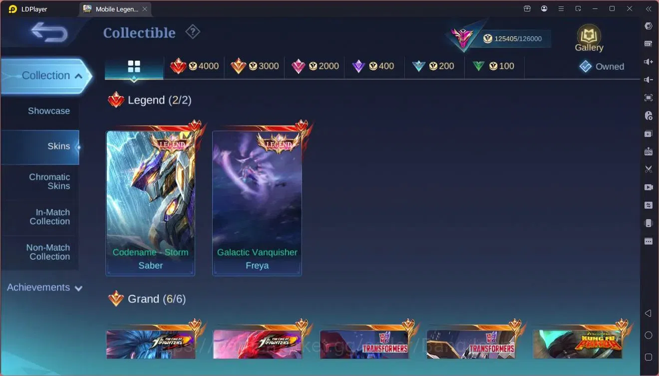 Mobile Legends: Bang Bang Accounts Global|Hero 132|Skin 380|Exalted|Legend Freya,Sabe image 16
