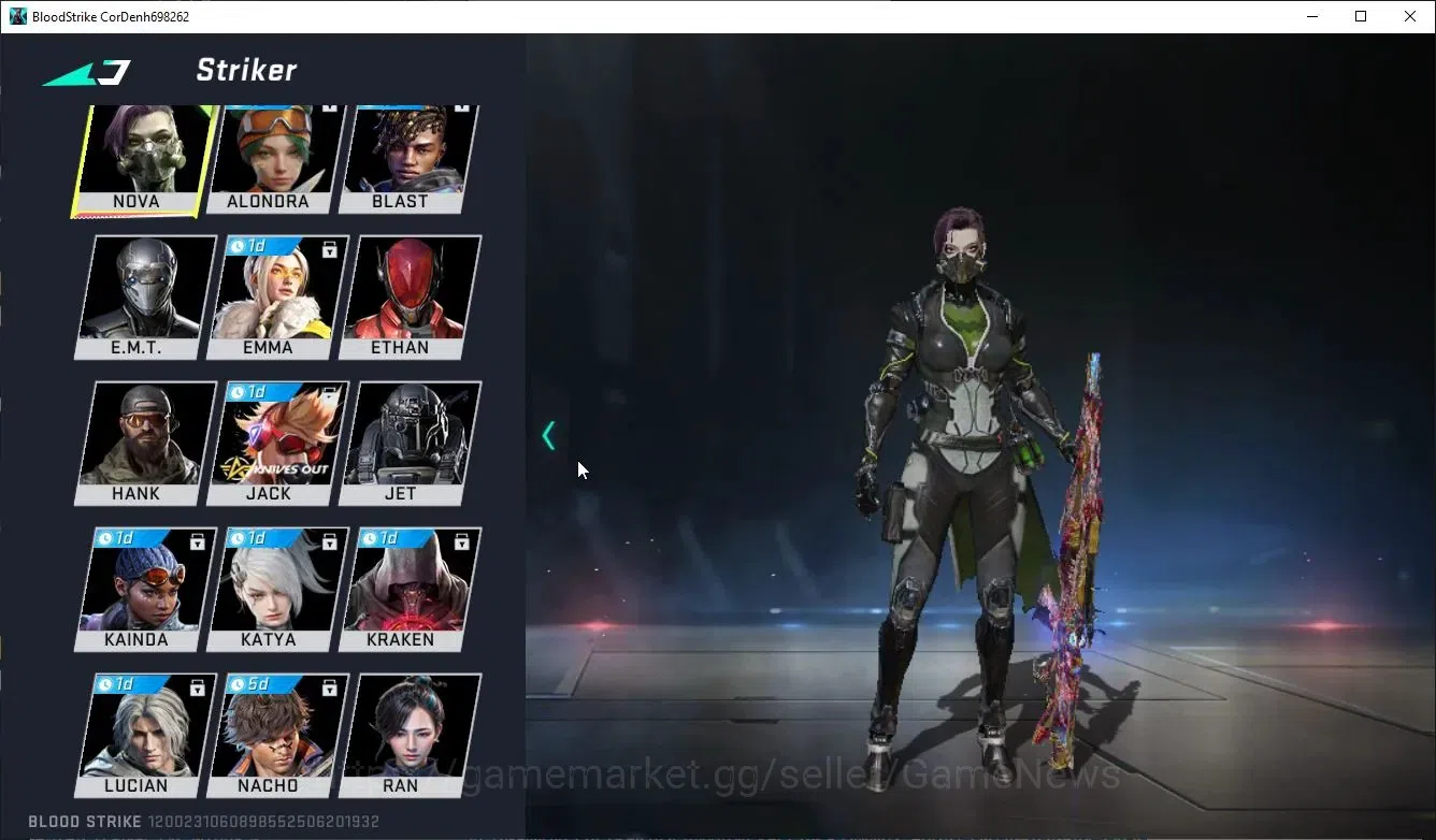 Blood Strike Accounts ASIA|Starter ETERNAL Lv3 M700-Seraph|NetEase|Check image 3