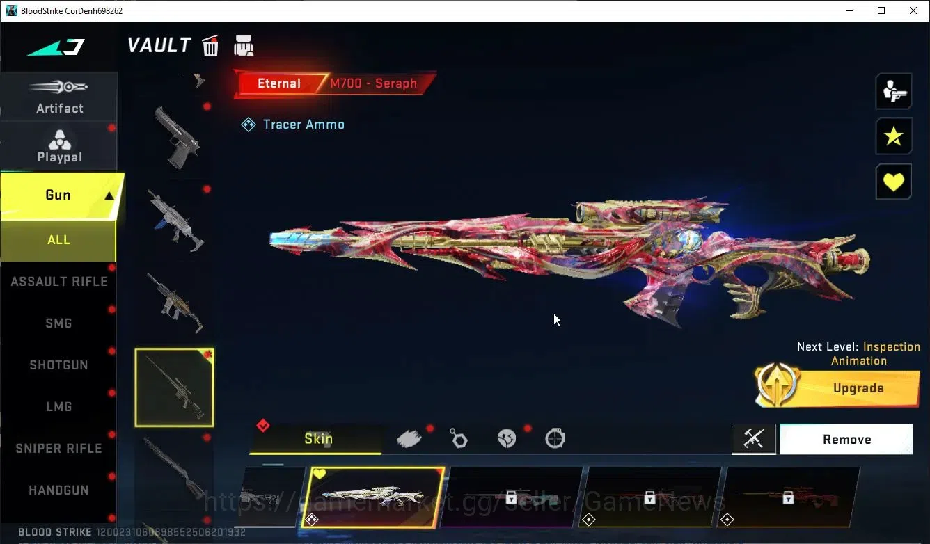 Blood Strike Accounts ASIA|Starter ETERNAL Lv3 M700-Seraph|NetEase|Check image 4