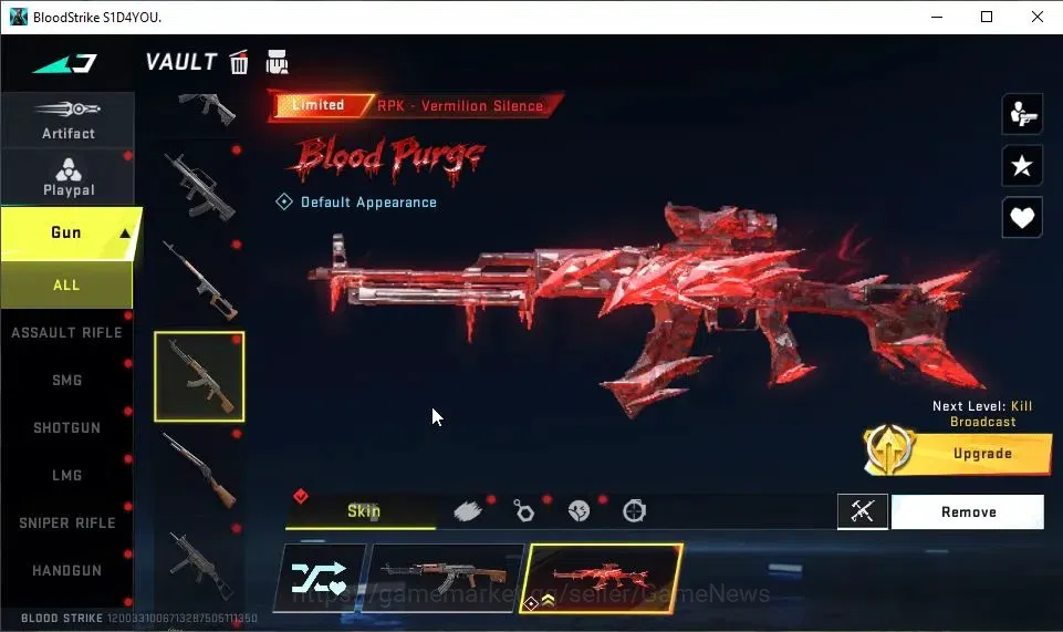 Blood Strike Accounts ASIA|4 ULTRA[ETHAN,Spear Lv2,FN2000 Lv4,Vector Lv2 image 8