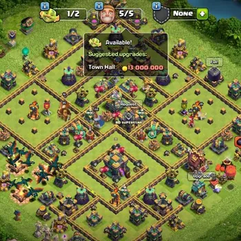 Clash of Clans Accounts High-End TH14  Max | Level 173 | BK 85 | AQ 85 | GW 60 | RC 30 | MP 60 | Gems 1436 | INSTANT DELIVERY
