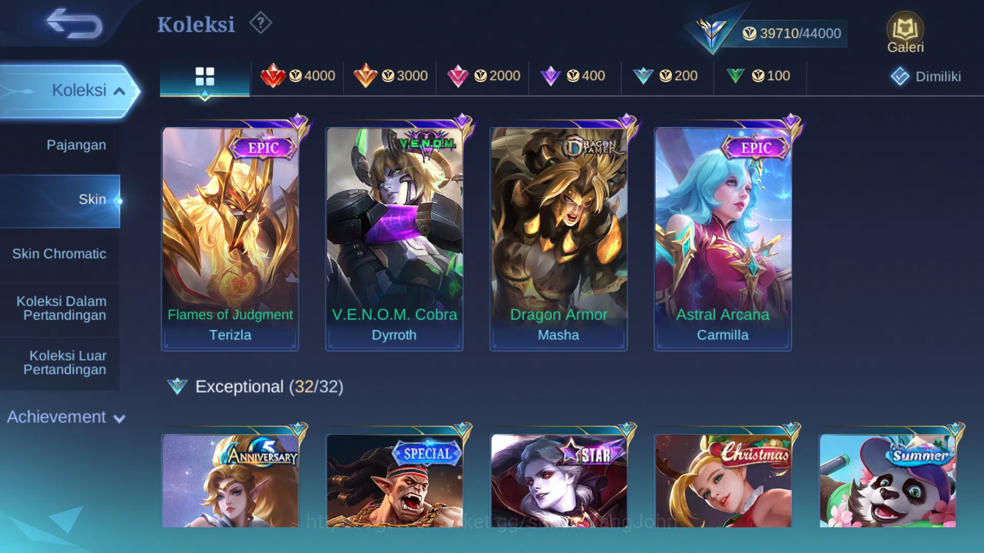 Mobile Legends: Bang Bang Accounts Hero 110 | Skin 160 | Luckybox Guinevere | Lightbo image 8