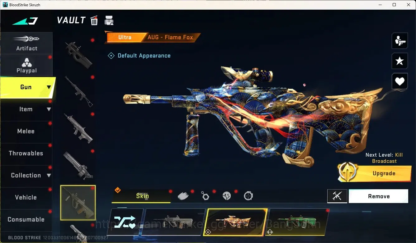 Blood Strike Accounts Rare Skin ASIA|1 Eternal Gun:Desert Eagle|5 Collab Gun[TR&7DS]|3 Limited Gun|3 Ultra Gun|10 Legendary 13