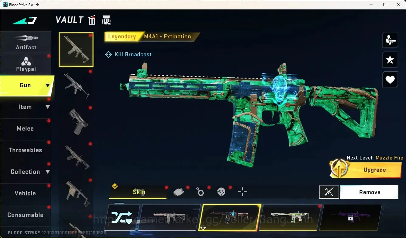 Blood Strike Accounts Rare Skin ASIA|1 Eternal Gun:Desert Eagle|5 Collab Gun[TR&7DS]|3 Limited Gun|3 Ultra Gun|10 Legendary 2
