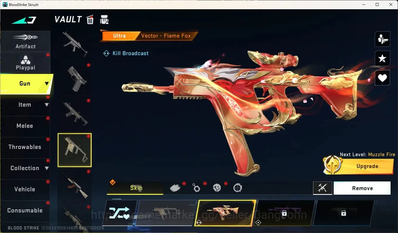 Blood Strike Accounts Rare Skin ASIA|1 Eternal Gun:Desert Eagle|5 Collab Gun[TR&7DS]|3 Limited Gun|3 Ultra Gun|10 Legendary 5