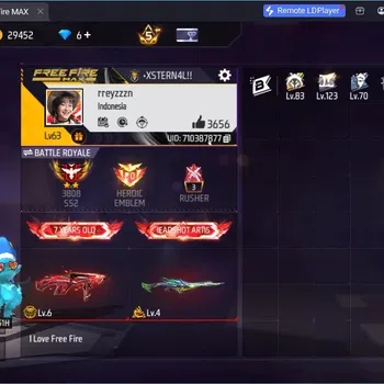 Free Fire Accounts Indonesia | 3 EVO (MP40 Lv6,PARAFAL Lv4,UMP Lv4)| M1887-Emerald Power| Bunny Mastermind Lv3 | Check SS
