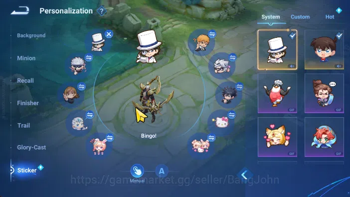 Honor of Kings Accounts global | hero 112, skin 278 luban conan, marcopolo image 16