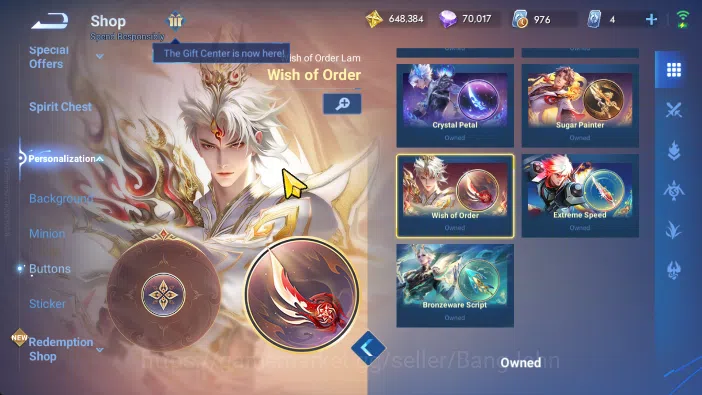 Honor of Kings Accounts global | hero 112, skin 278 luban conan, marcopolo image 17