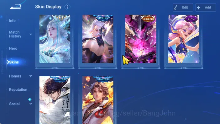 Honor of Kings Accounts global | hero 112, skin 278 luban conan, marcopolo image 8