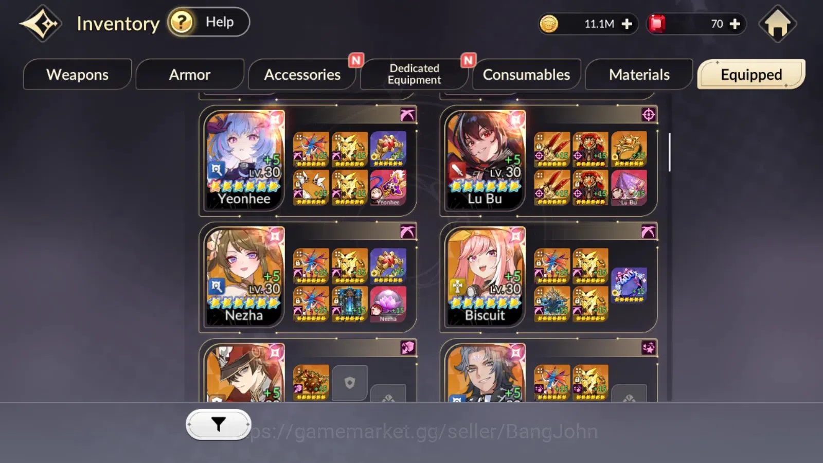 Seven Knights Re:Birth Accounts Global|4EX7(TC4Juri,TC2Fai,Melia,Rosie)21TC6(Dello image 13