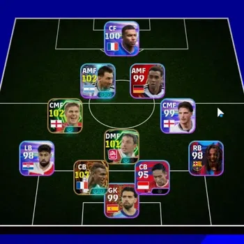 eFootball Accounts Legends & Iconic Players Android|Big Time Marcel Desailly 3 Jul'98|Epic Mark van Bommel,Steven